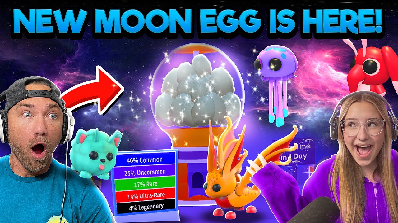 Adopt Me NEW MOON Egg Update! We Hatch Every NEW Pet!