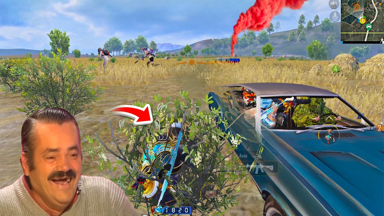 Victor Squad 999 IQ: кемпинг😂💀 | Забавные и странные моменты в PUBG Mobile