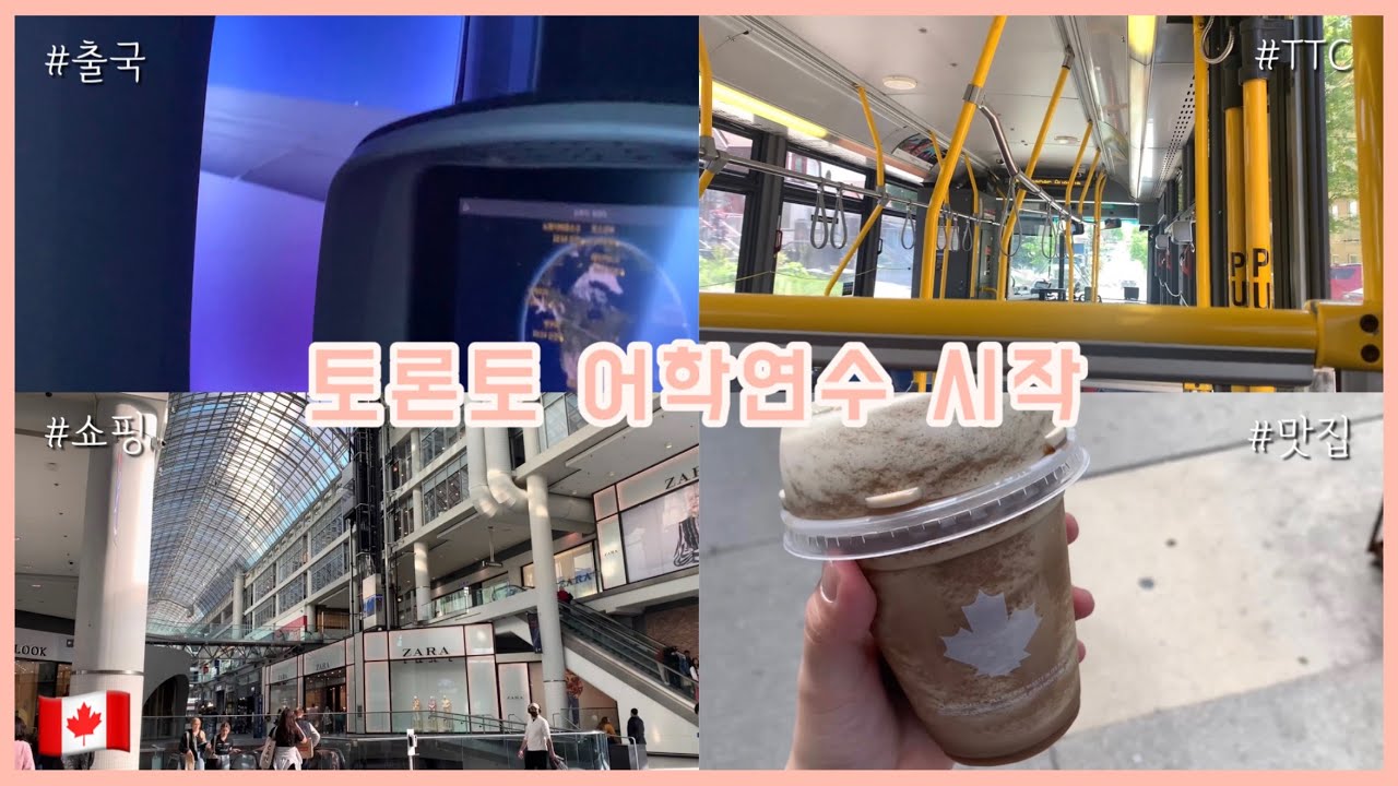 🇨🇦 저 캐나다 토론토로 어학연수 왔어요! 출국하고 현지 적응하는 일상 브이로그✈️ | 토론토 어학연수 | 홈스테이 | Yorkdale, Eaton Centre, 달러라마