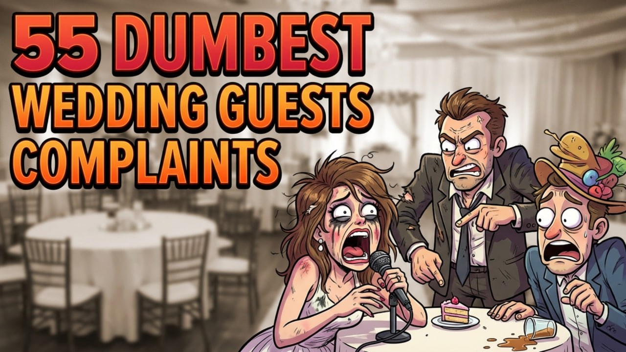 55 Dumbest Wedding Guest Complaints Ever Heard in America