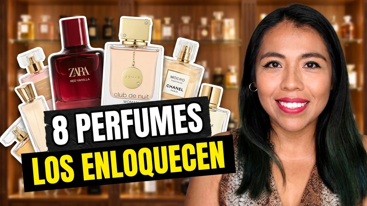 ✅ 8 Perfumes BARATOS que enloquecen a los HOMBRES‼️No se DESPEGARÁN de ti 👌🏻