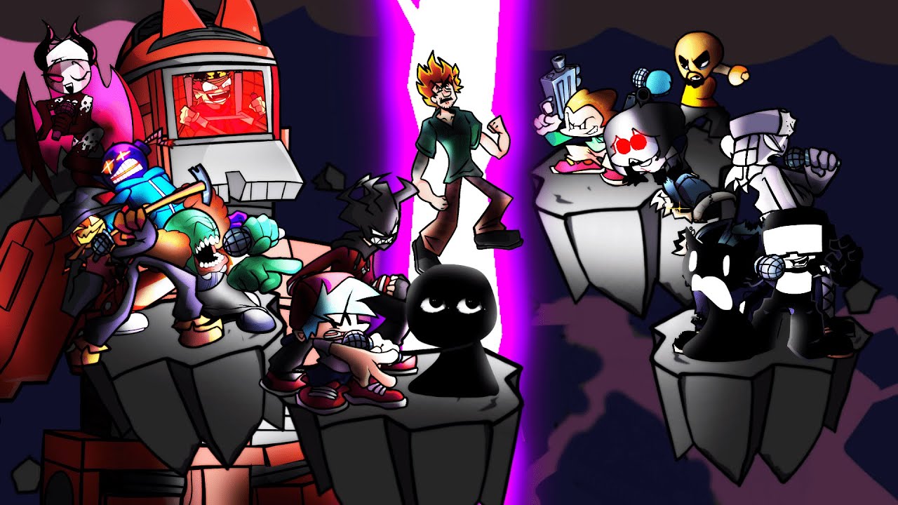 FNF Mega Mashup: Pap7ru5's God Eater Mashup Remake