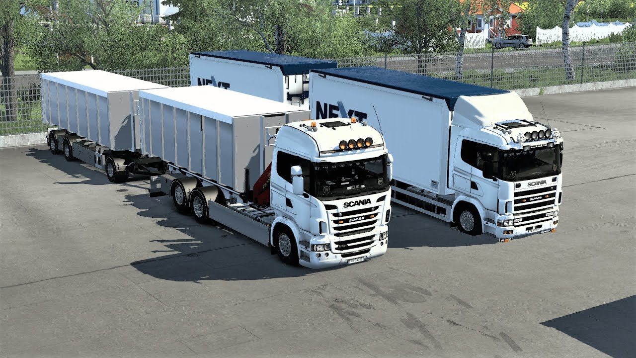 ETS2 1.47 ProMods 2.65 Convoy Multiplayer SCANIA R520 V8/SCANIA 164L R480 V8 (Bodø 🇳🇴-Narvik 🇳🇴)