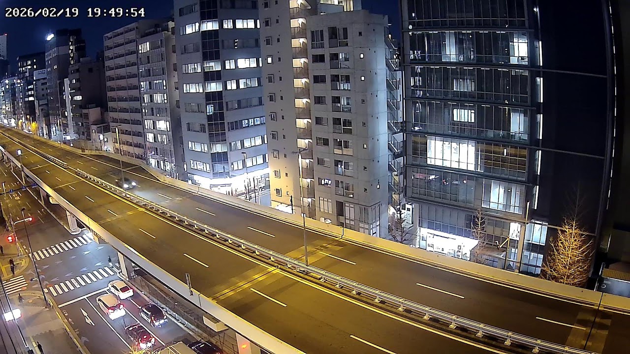 首都高速1号上野線ライブカメラ Route 1 Ueno Line Metropolitan Expressway.world.cam