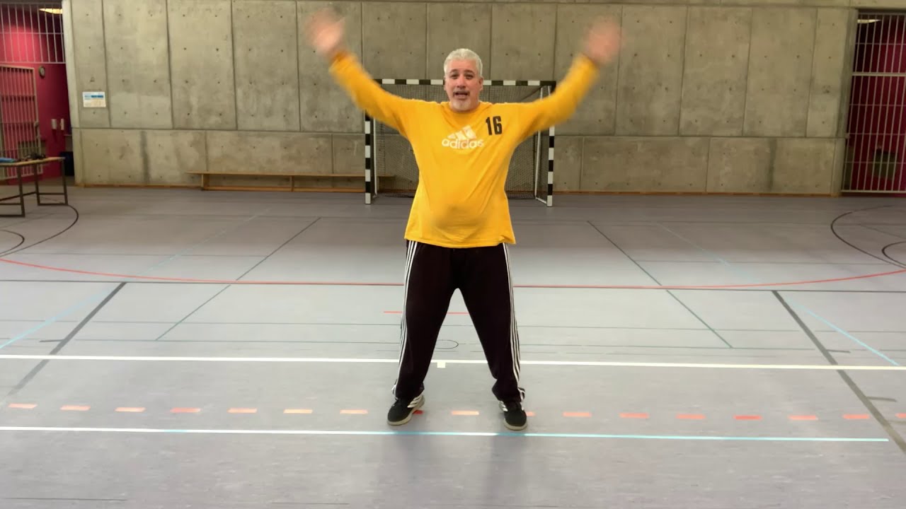 Postura de porteros de handball con Alejandro Almaraz  1