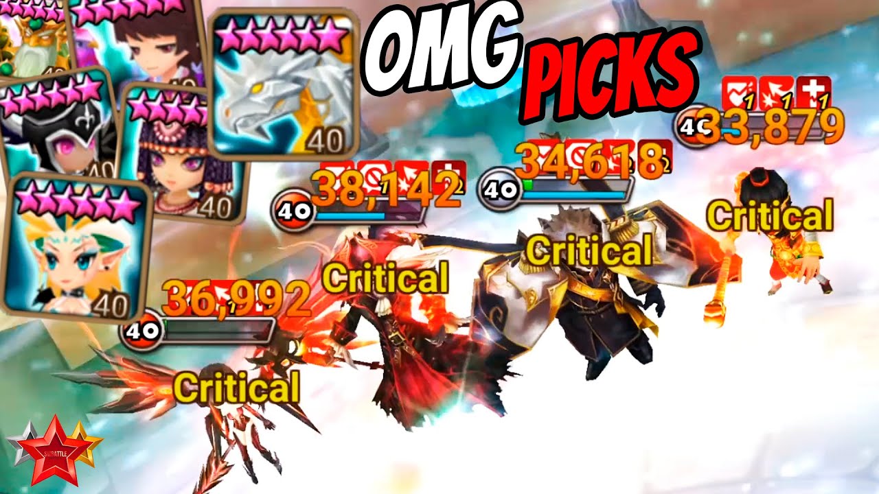РЕДЧАЙШИЕ ЛД Монстры в Одной Команде. Зерат, Асима, Тринити и др. в Summoners War