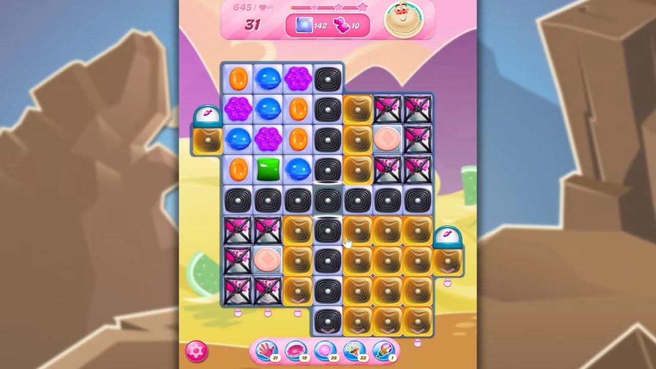 Candy Crush Saga LEVEL 645 NO BOOSTERS (new version)🐟☑️