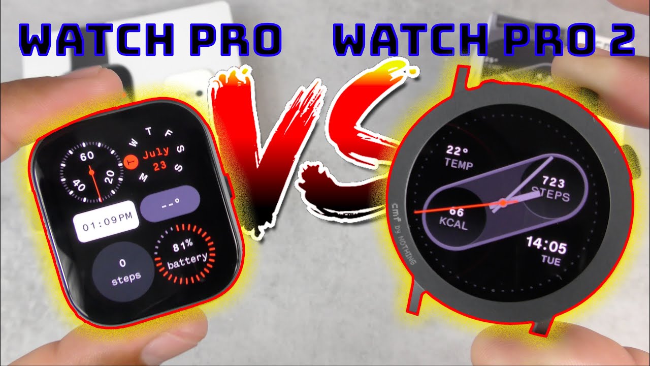 CMF By NOTHING: Watch Pro VS Watch Pro 2. There's Only 1 Winner! Smartwatch Comparison:
