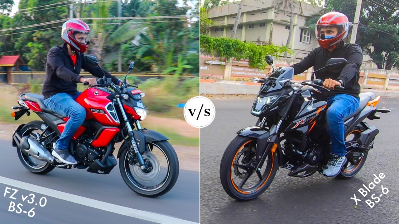 Honda X Blade BS-6 v/s Yamaha FZ v3.0 BS-6 detailed comparison!!