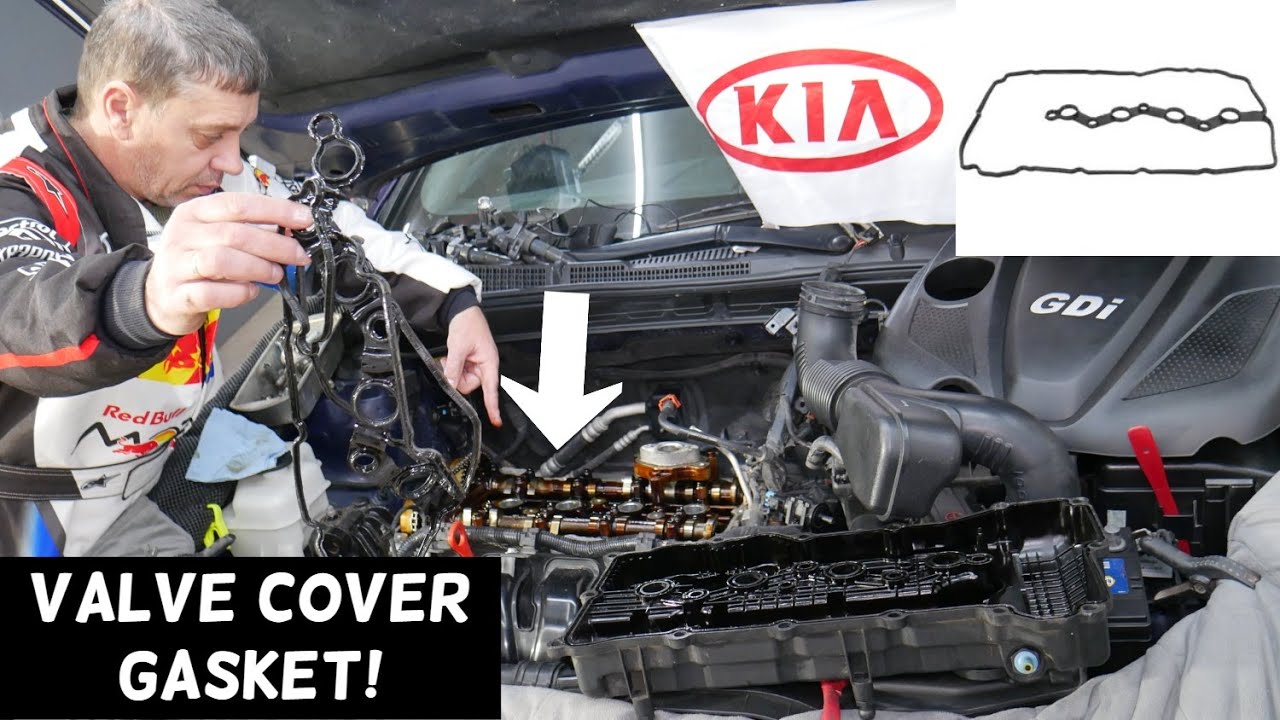 KIA OPTIMA VALVE COVER GASKET REPLACEMENT REMOVAL