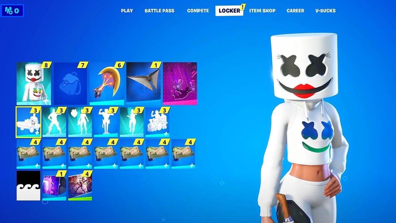 Weiblicher Marshmello Skin in Fortnite