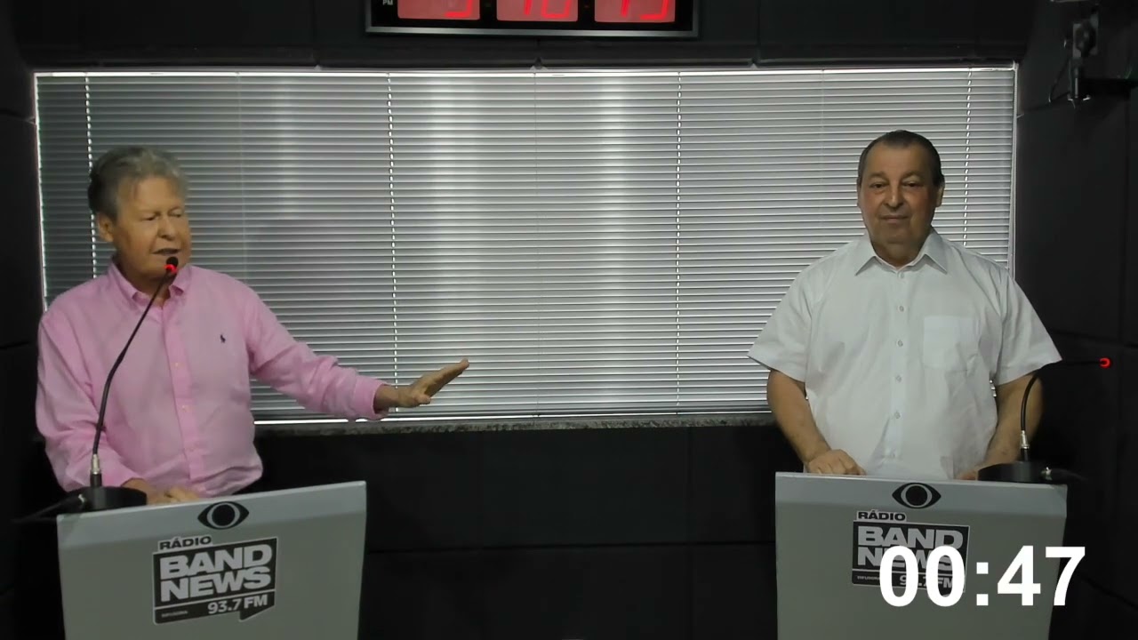 Omar e Arthur trocam farpas durante debate da BandNews Difusora