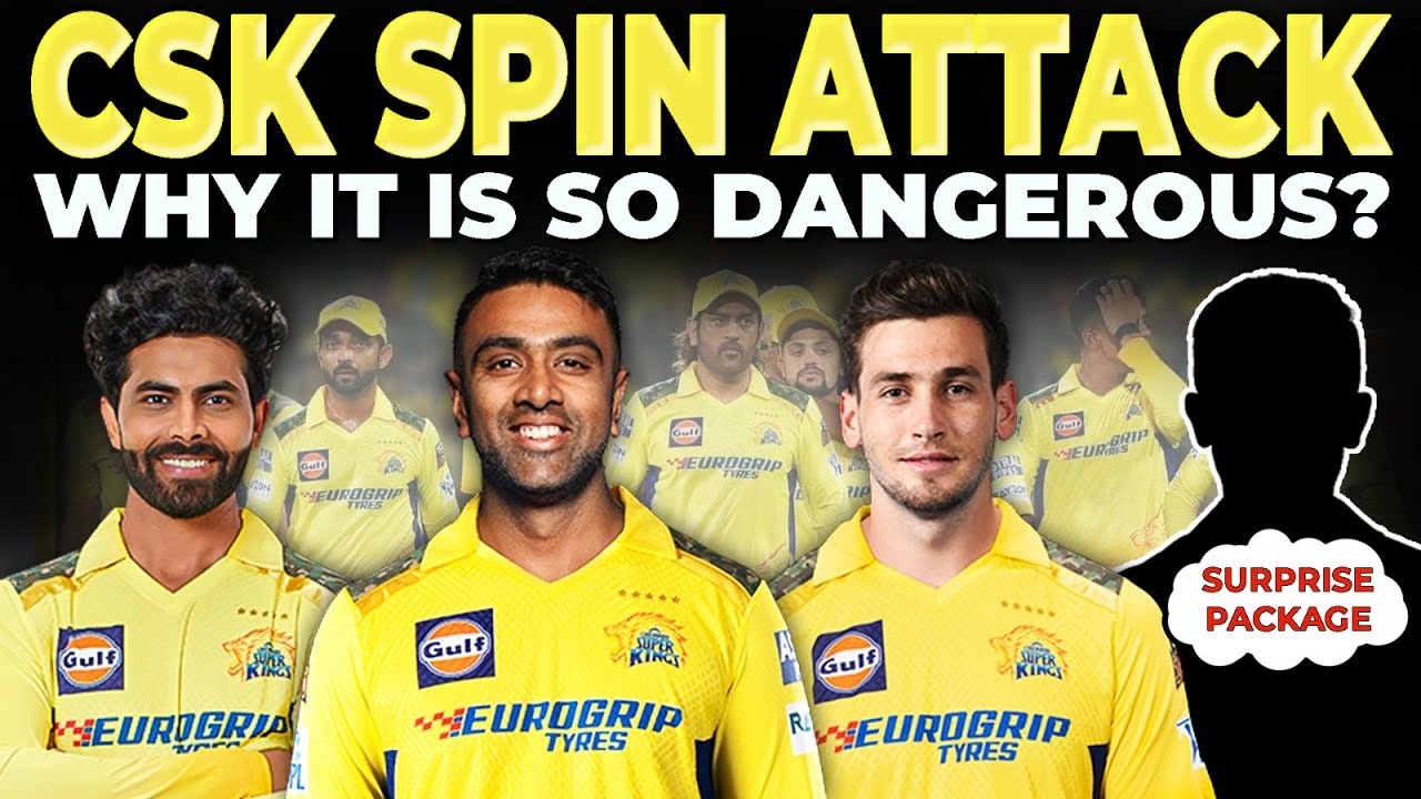 Dangerous Spin Attack in IPL 2025 | CSK  | CSK SPINNERS | #allinallsportz