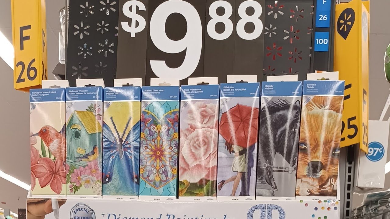EXCLUSIVE DIAMOND DOTZ DESIGNS IN WALMART
