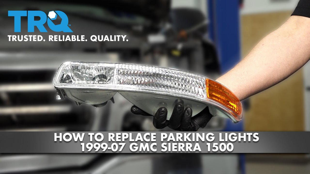 Как заменить габаритные огни на GMC Sierra 1500 1999–07 годов выпуска