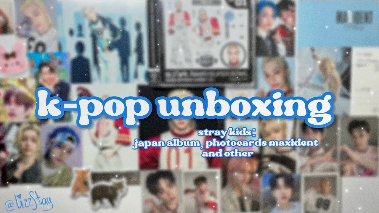 распаковка японского альбома и карт | много красивого картона | unboxing stray kids merch