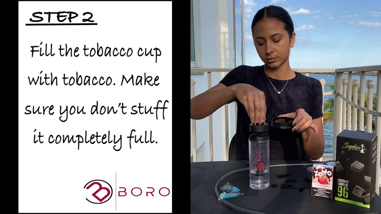 PORTABLE HOOKAH BY BORO MIAMI | HOW TO SET IT UP THE QUICKEST WAY | AVAILABLE ON AMAZON.COM