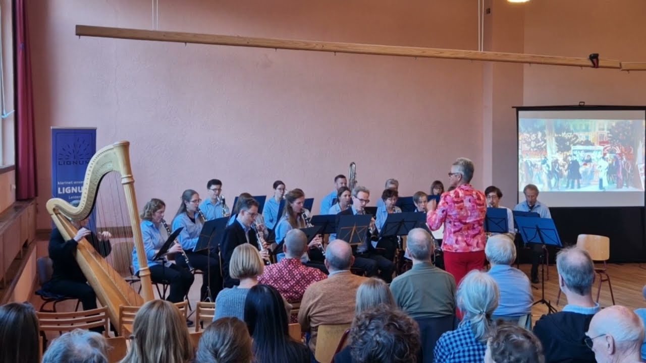 Claude Debussy - Petite Suite for Clarinet Choir and Harp (Lignum Leiden)