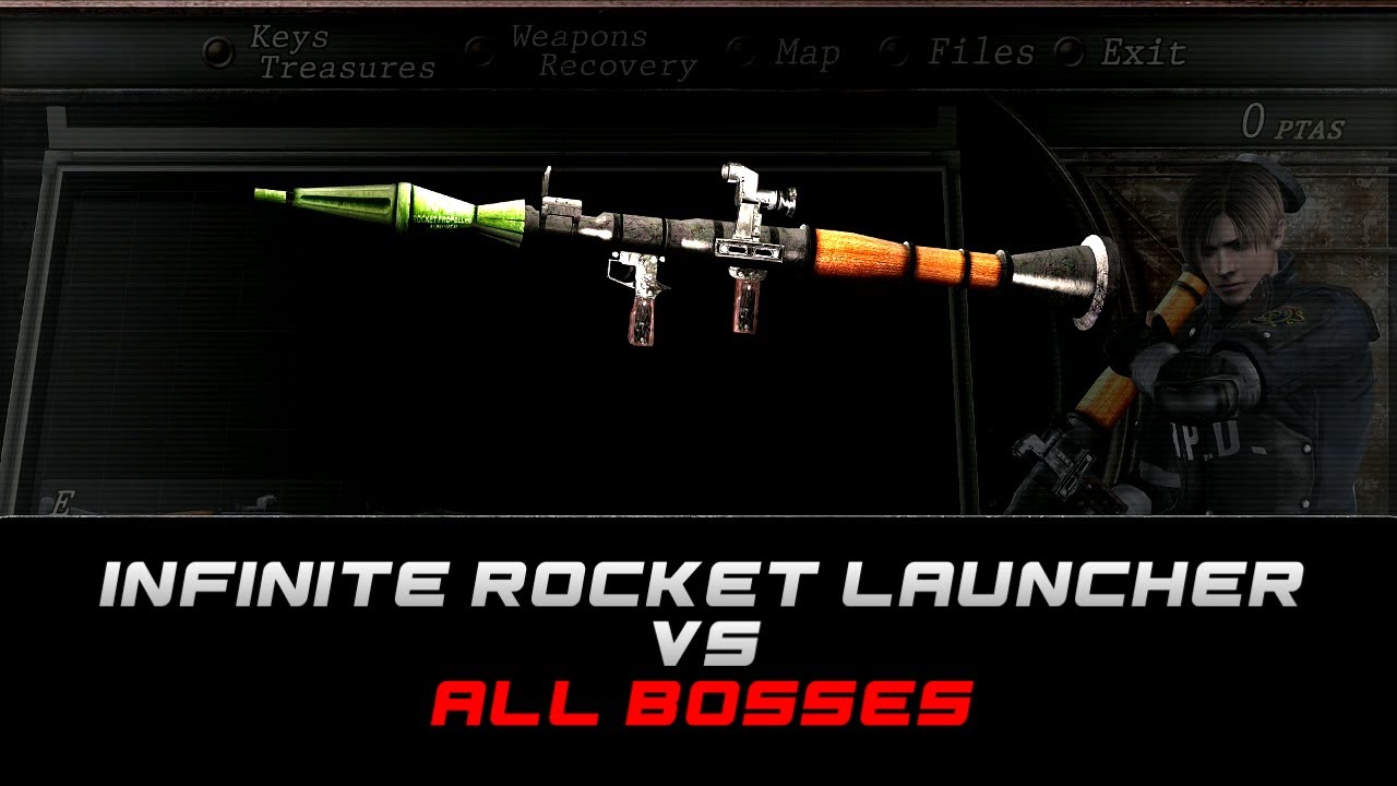 Infinite Rocket Launcher VS All Bosses - Resident Evil 4 HD Project