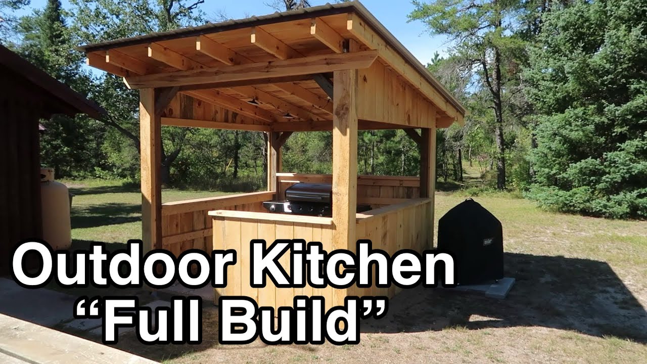 Affordable Backyard Kitchen Anyone Can Build