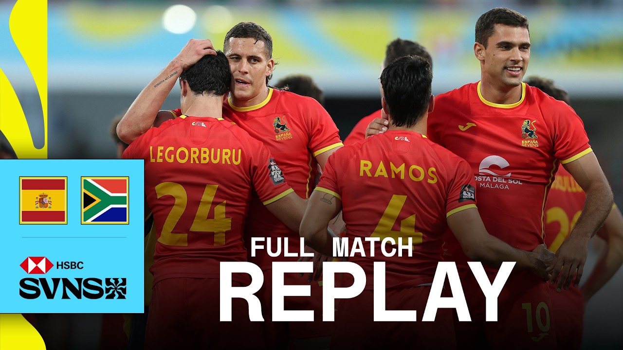 SPICY bronze medal match 🌶️ | Spain v South Africa | HSBC SVNS Perth 2025 | Full Match Replay