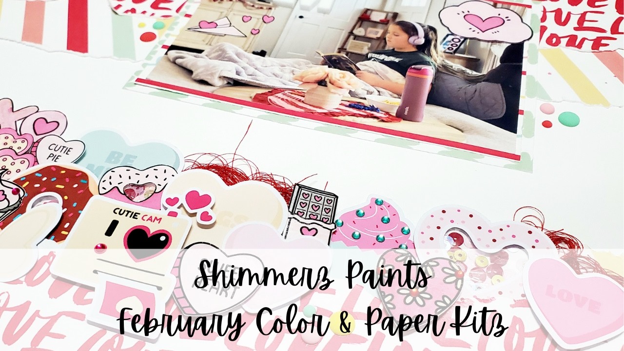 Смейте мечтать! — Набор красок и бумаги Shimmerz Paints, февраль.