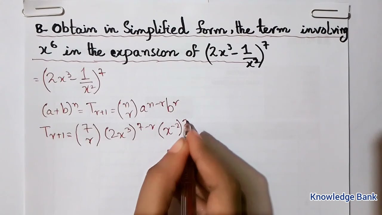 Exercise 7.2 class 11 maths question 8 | Binomial Theorem Unit 7 | Ex 7.2 class 11 Q 8 math