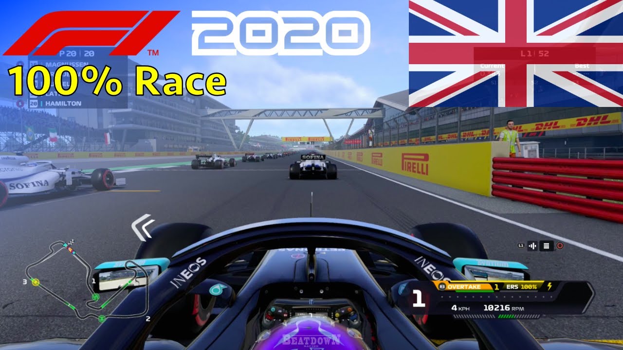 F1 2020 - Let's Make Hamilton 7x World Champion #12: 100% Race Silverstone
