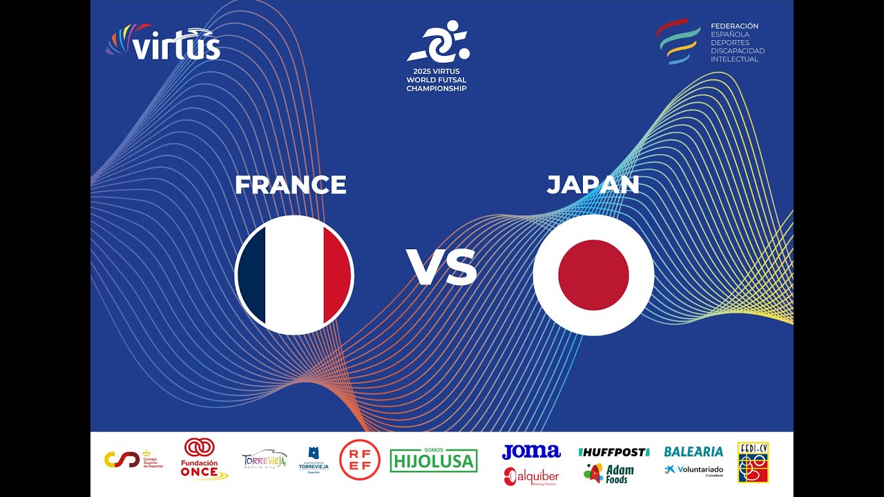 FRANCE vs JAPAN | 2025 Virtus World Futsal Championships