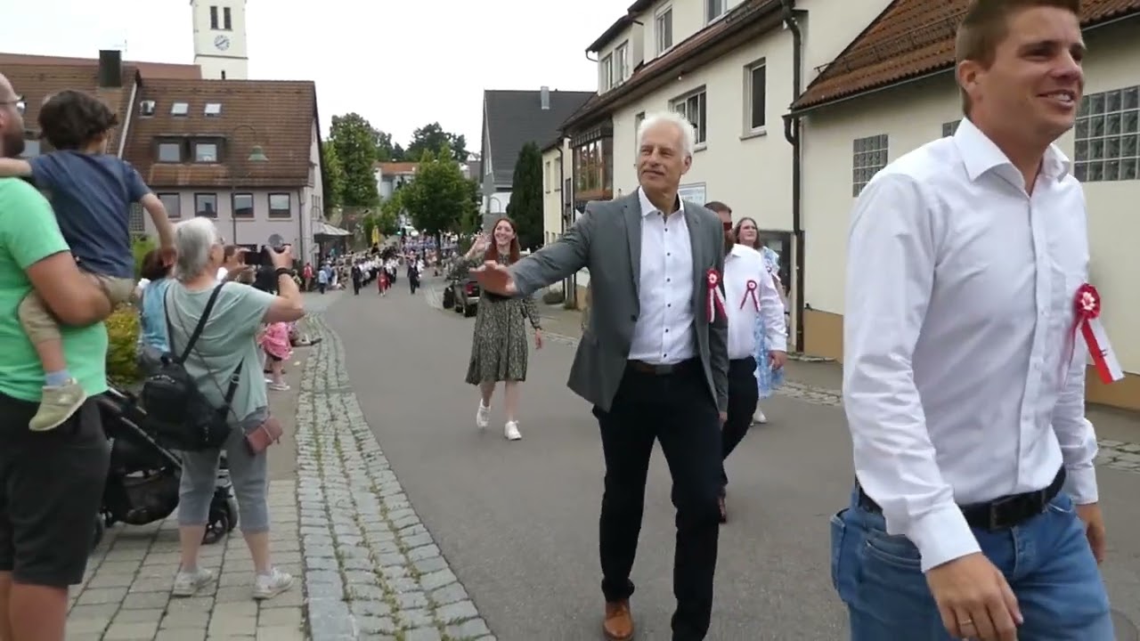 Festumzug Kreisfeuerwehrtag Wäschenbeuren 2025 Teil 1