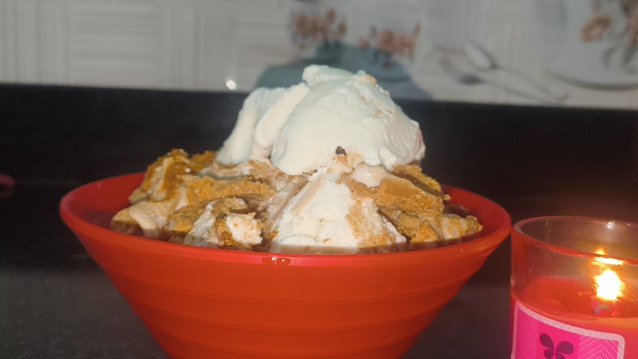 No Bake Ice-cream Cake with Biscoff Delight 