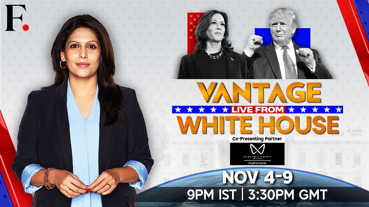 LIVE from White House | Voting Underway In Tense Trump-Harris clash | Vantage with Palki Sharma