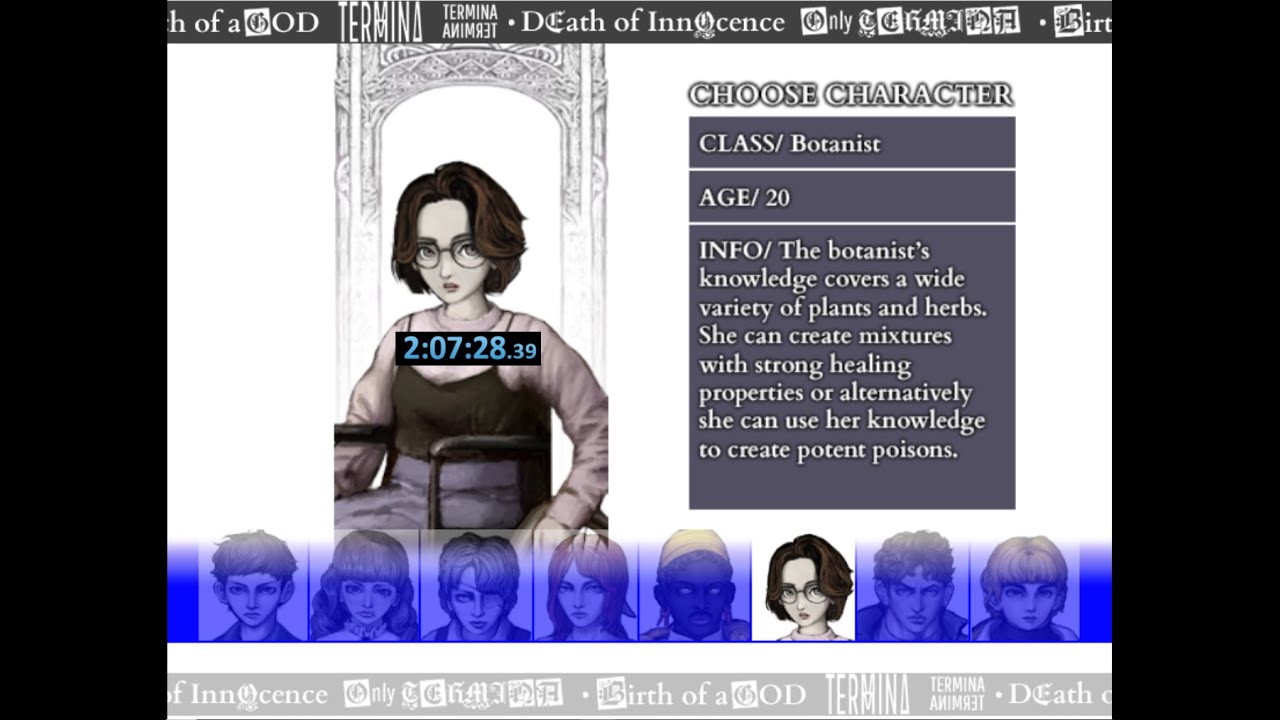 Fear and Hunger Termina 2:07:28 Speedrun Attempt Olivia MASO Ending B