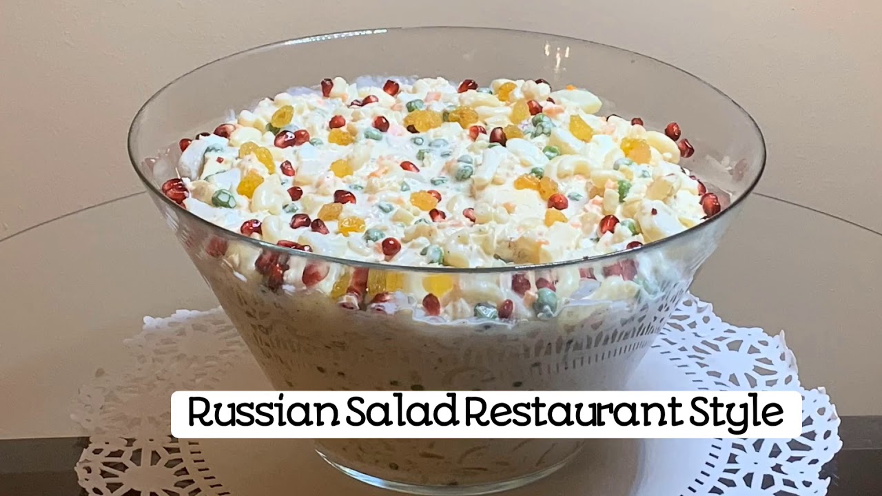 Easy Restaurant Style RUSSIAN SALAD recipe! EID SPECIAL!