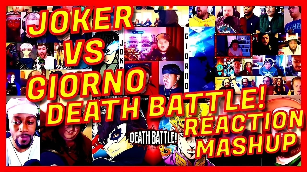 JOKER VS GIORNO: DEATH BATTLE! - REACTION MASHUP - PERSONA VS JOJO'S BIZZARE ADVENTURE - GIOVANNA AR