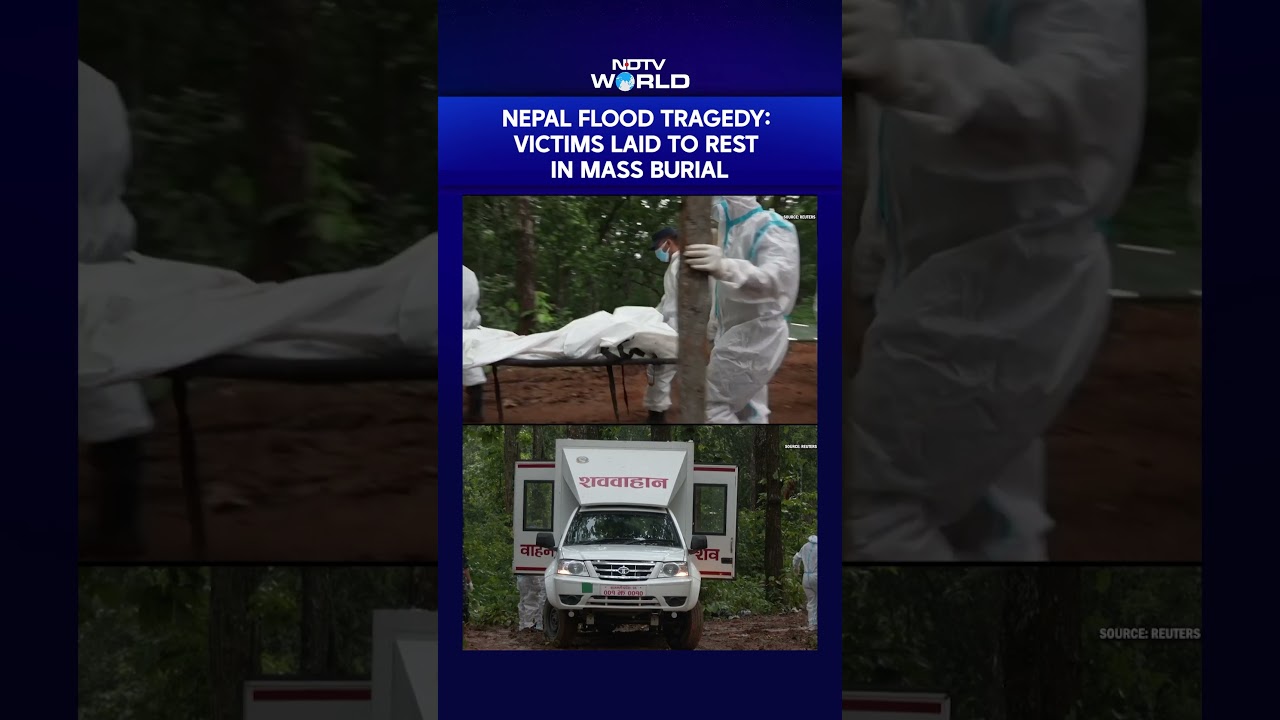 Nepal Flood Tragedy: Emotional Visuals Of Mass Burial Of Flood Victims