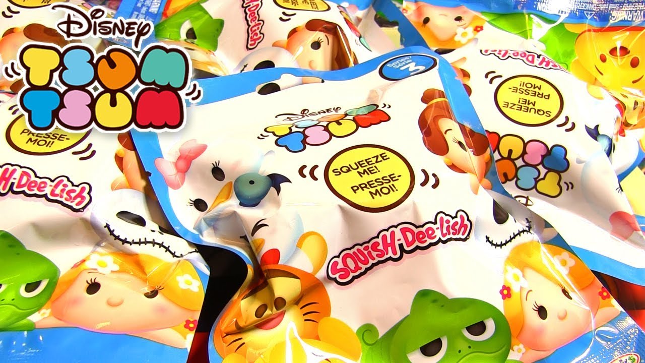 OUVERTURE DE 5 BOOSTERS TSUM TSUM SQUISH-DEE-LISH ! TELLEMENT SATISFAISANT !