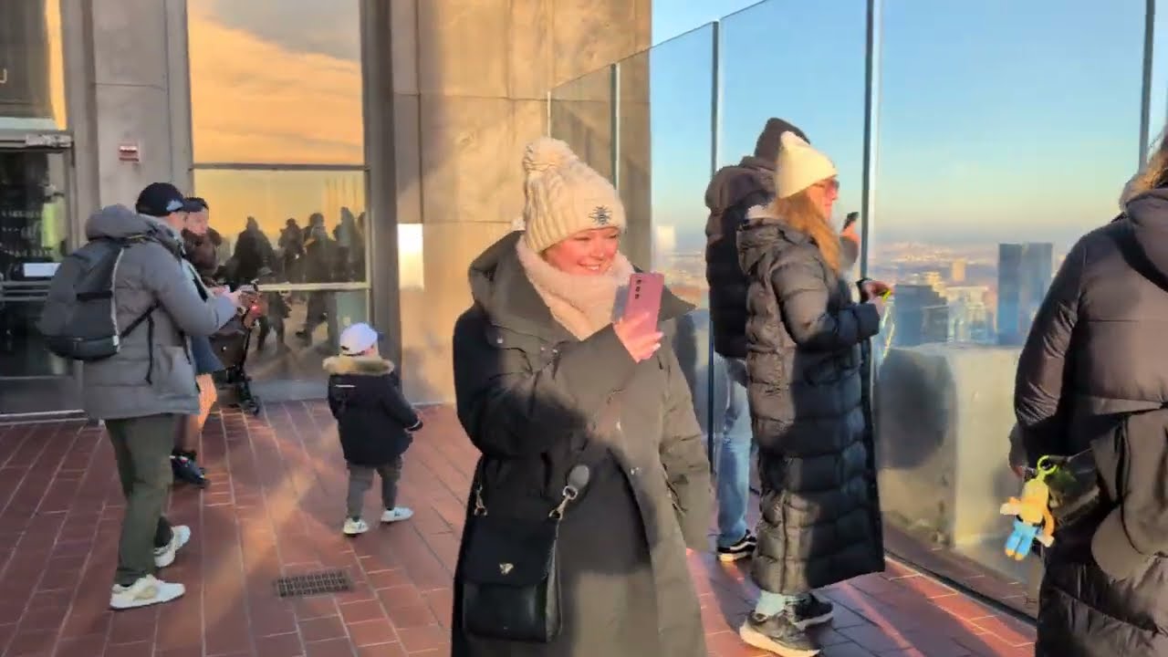 Going out on Top of the Rock in New York #familyvlog #travelvlog 