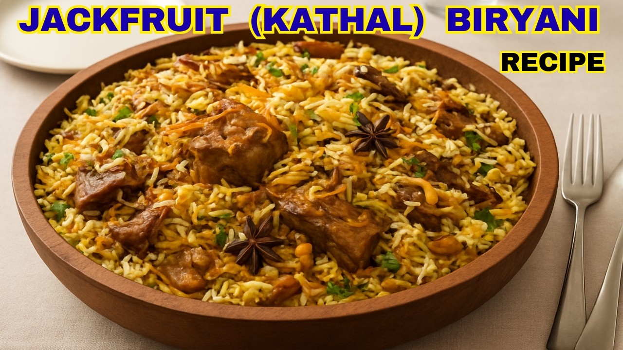 Kathal Biryani Recipe | Veg Dum Biryani Restaurant Style | Jackfruit Biryani Banane Ka Tarika