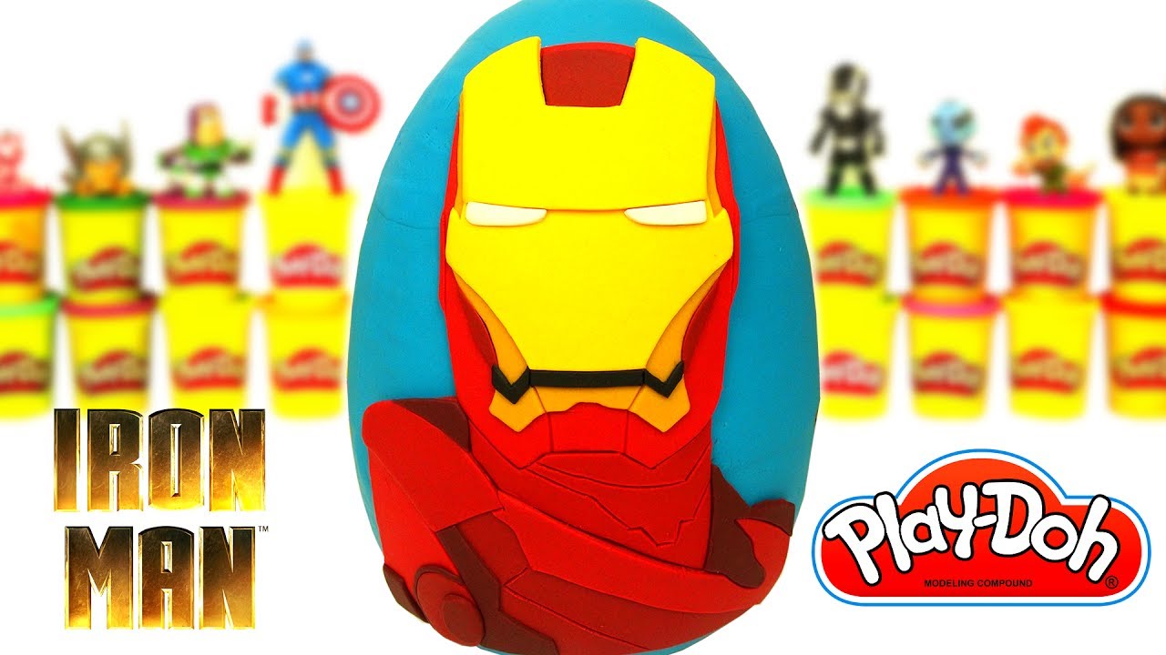 Demir Adam Sürpriz Yumurta Oyun Hamuru - Yenilmezler Oyuncakları Iron Man Avengers