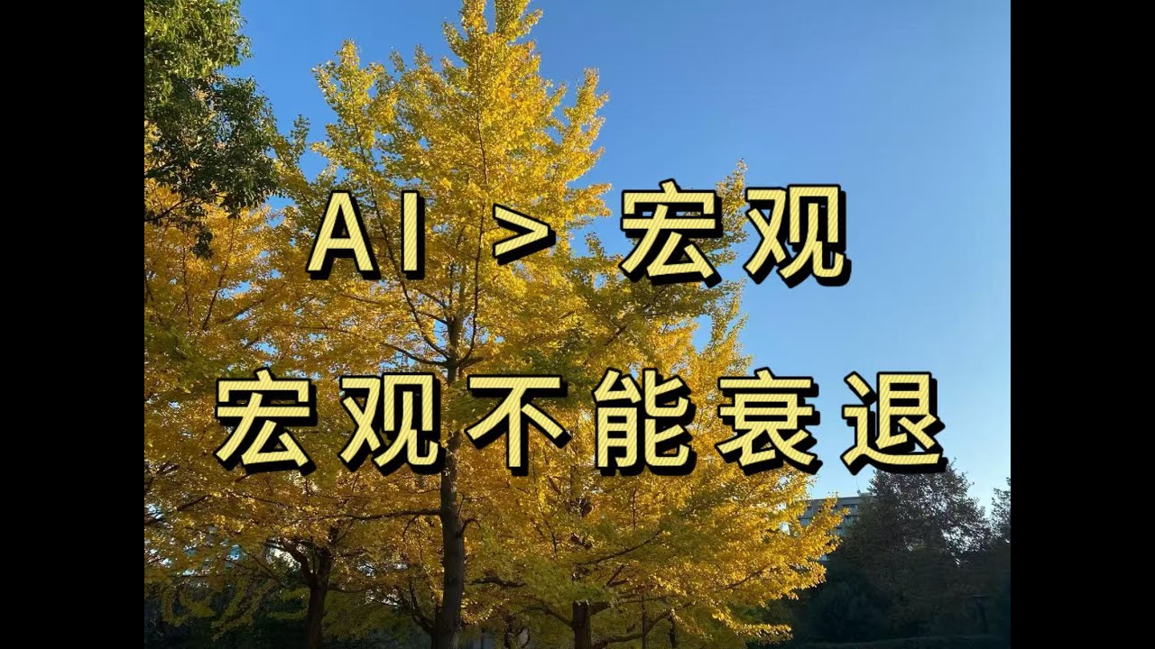 过去两周，宏观、ai、中美关系方面中，个人的观察、思路的分享