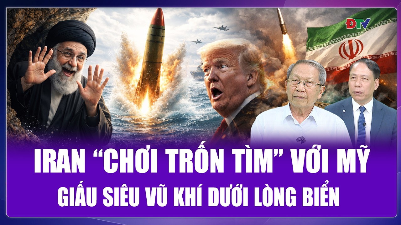 Thế Giới Sáng 12/03: Iran chơi “ú òa” với Mỹ, tên lửa “quái vật” bất ngờ trồi lên từ lòng biển