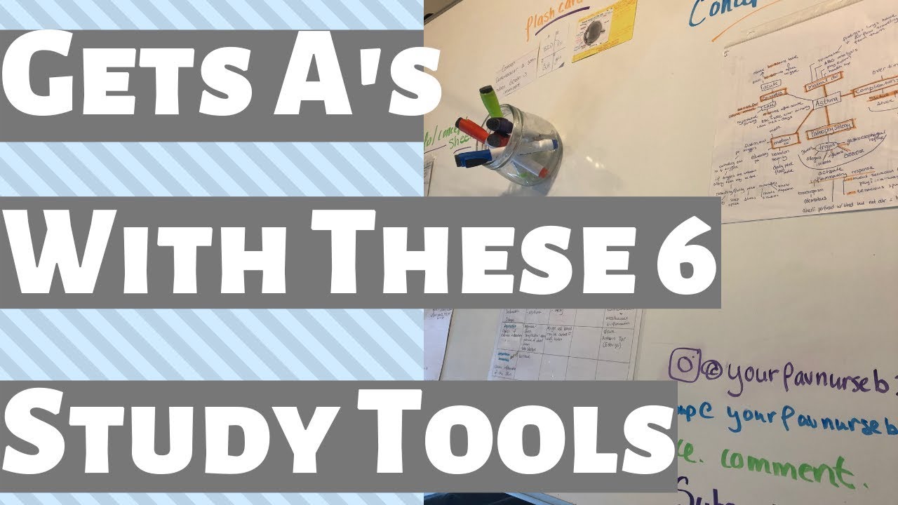 6 Study Tools That Got Me All A's In Nursing School