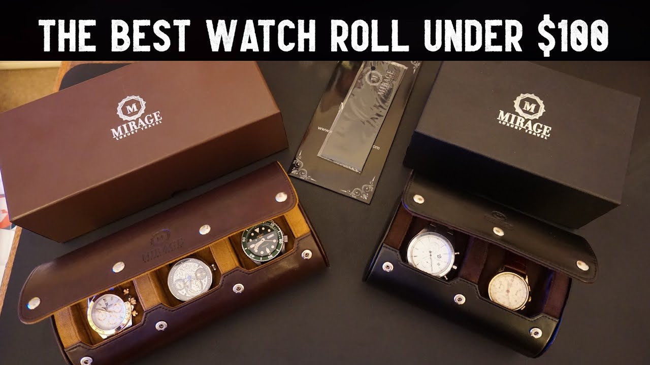 The Best Watch Roll Under $100? - Mirage Luxury Travel Watch Roll