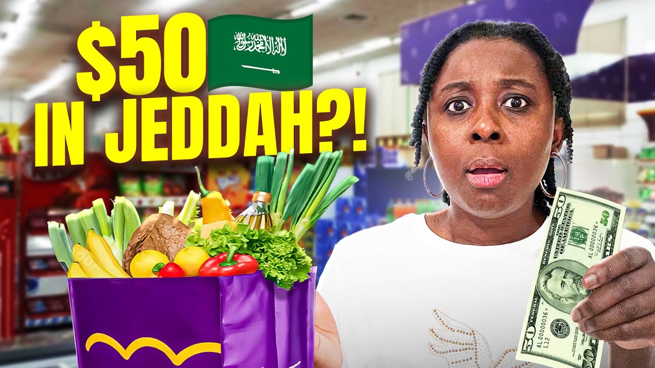 What $50 Buys in Jeddah, Saudi 🇸🇦 | Grocery Prices 2025