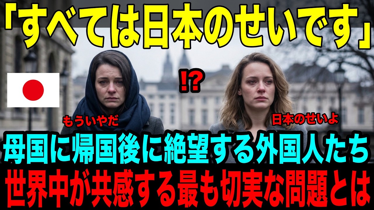【海外の反応】「日本から帰国したら人生が壊れた！？」日本から母国に帰国した５秒後…逆カルチャーショックに襲われたという投稿が全世界で共感の嵐！