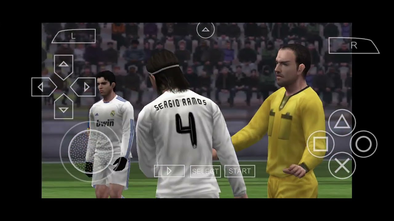 تجربة لعبة.PES2012 في تطبيق.ppsspp