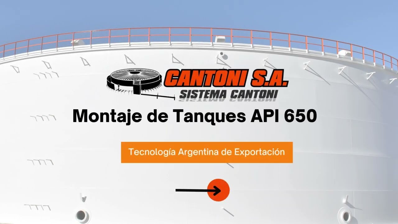 Montaje de Tanques API 650 con Sistema Cantoni