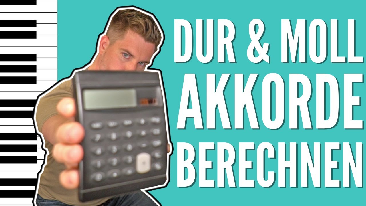 KLAVIER LERNEN I Wie Du DUR & MOLL Akkorde BERECHNEST I Lerne ALLE Dreiklänge in Grundstellung