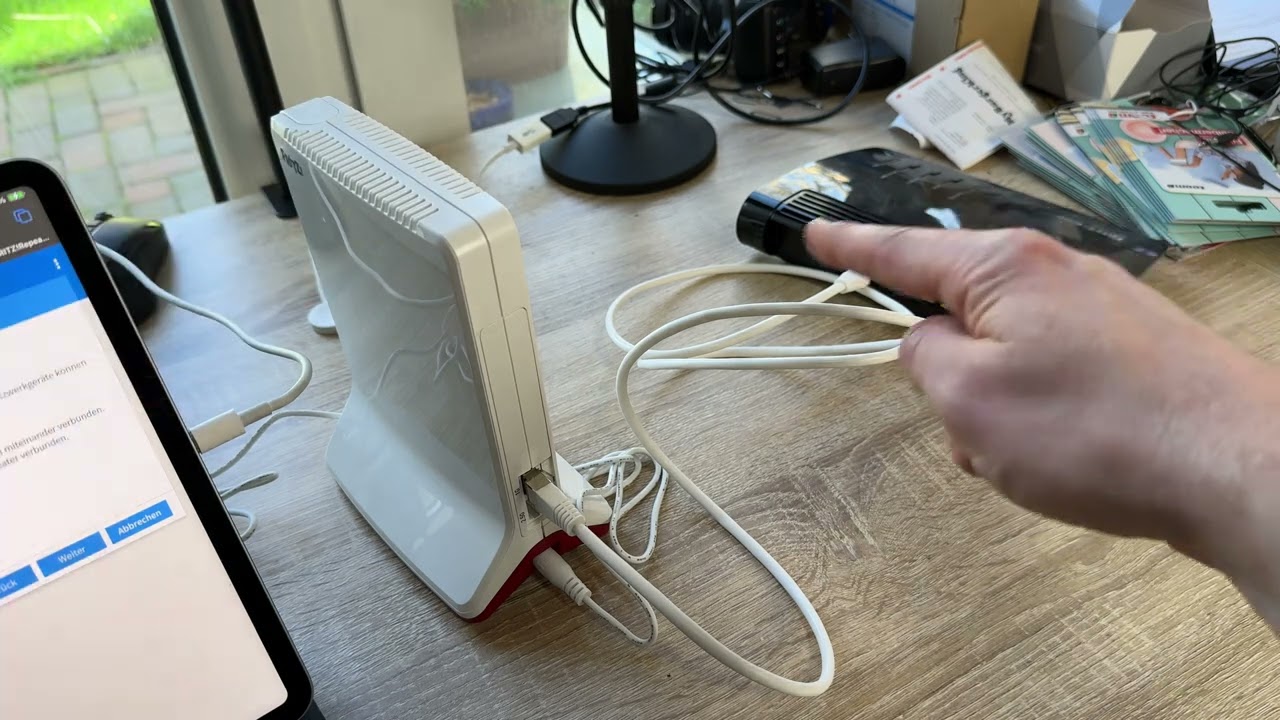 FRITZ!Repeater 6000 (drei Funkeinheiten WIFI) manuell über Apple iPad (Tablet) einrichten Anleitung